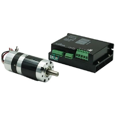 Moteur adapté sans brosse de 56JBX DC24v 20-100W avec la boîte de vitesse planétaire pour l'équipement de contrôle de précision
