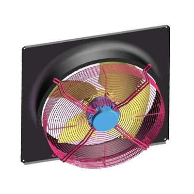phase industrielle 700mm du ventilateur d'extraction 380v 3 axiaux pour les unités de module refroidies par air