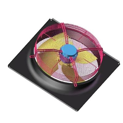 ventilateurs axiaux industriels de 380v 800w 900mm fan axiale de 3 phases pour la chaîne du froid congelée