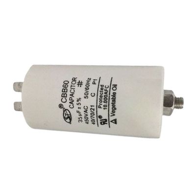 Classe ronde C du condensateur 30-100Uf de moteur électrique de CBB double pour le moteur de machine à laver